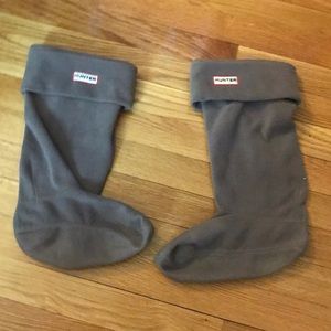 Gray Hunter Tall Boot Socks size M